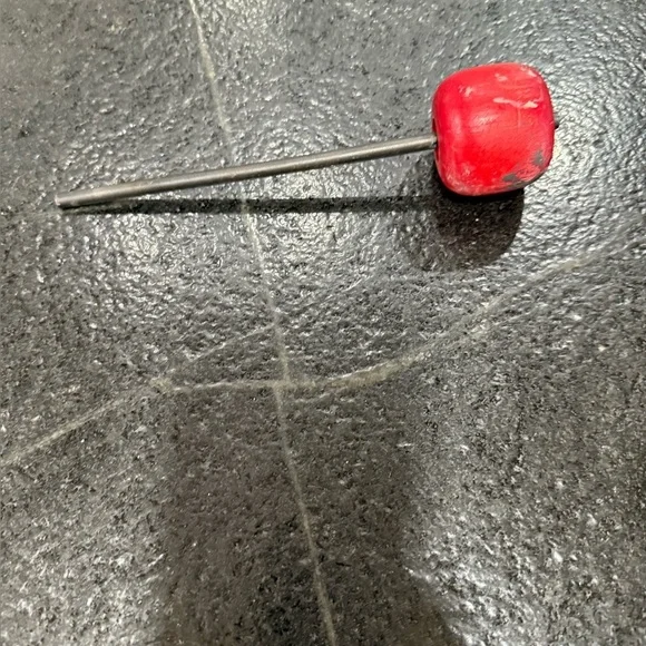 Danmar USA Red Wood Drum Beater w/Standard Shaft - Picture 2 of 7